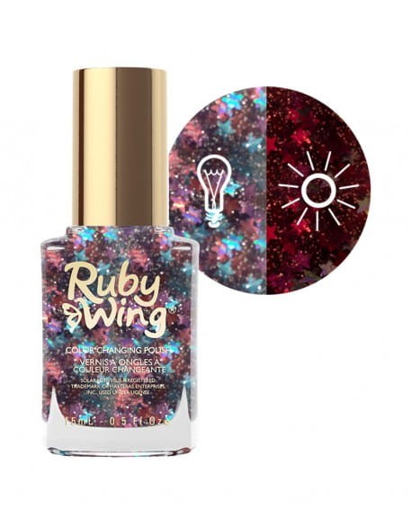 Lakier zmieniający kolor Ruby Wing Nail Lacquer 15ml - Spring Fling Queen