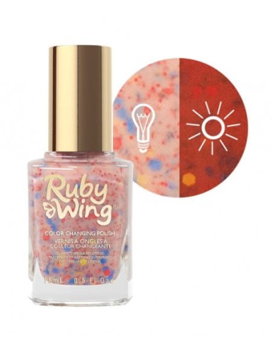 Lakier zmieniający kolor Ruby Wing Nail Lacquer 15ml - Dolled Up