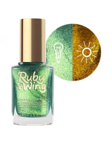 Lakier zmieniający kolor Ruby Wing Nail Lacquer 15ml - Professional Mermaid