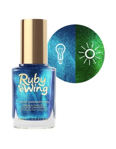 Lakier zmieniający kolor Ruby Wing Nail Lacquer 15ml - High Tide