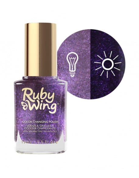 Lakier zmieniający kolor Ruby Wing Nail Lacquer 15ml - Naughtical by Nature