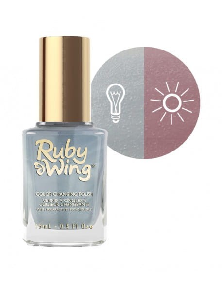 Lakier zmieniający kolor Ruby Wing Nail Lacquer 15ml - Chambray