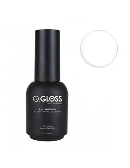 Lakier hybrydowy Christrio Q.Gloss 3 in 1 Gel Polish 15 ml – nr 100