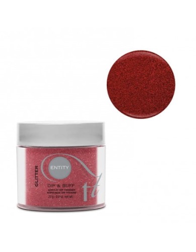 Puder Entity Dip&amp;Buff Acrylic Dip Powder 23g - Photo Shot Red-Y