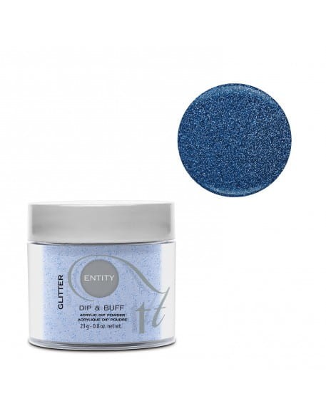 Puder Entity Dip&amp;Buff Acrylic Dip Powder 23g - Swimming In Spphires