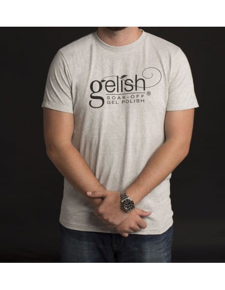 Gelish Koszulka męska Men's T-Shirt Light Grey