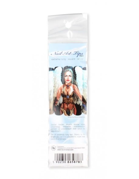 Tipsy do Tip Box Euro Fashion Extreme Long Square Nail Art Tips 10szt.