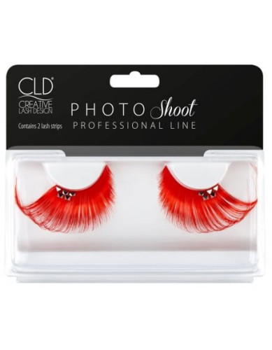 Rzęsy w pasku  CLD Photo Shoot Red nr 5