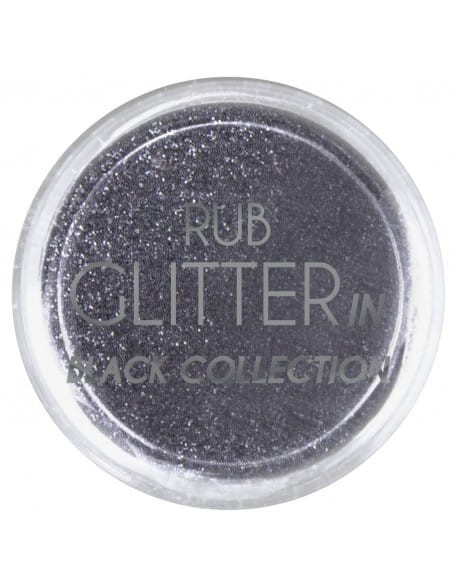 Brokat Rub Glitter In - Black 3