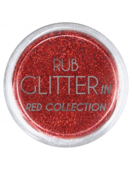 Brokat Rub Glitter in Red Collection - 1