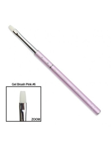 Pędzelek do żelu owalny nr 6 w metalowym etui Christrio Oval Gel Brush
