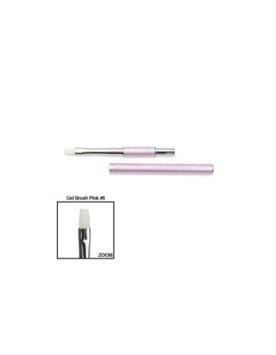Pędzelek do żelu owalny nr 6 w metalowym etui Christrio Oval Gel Brush