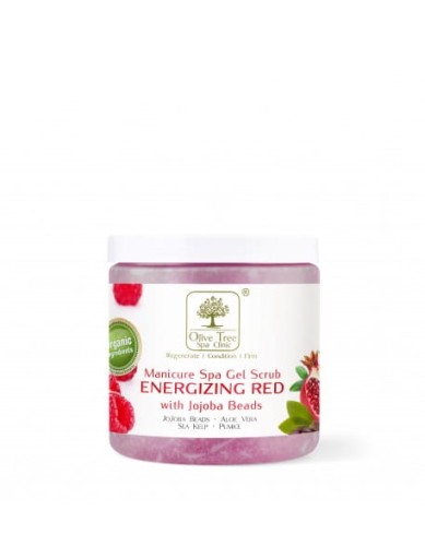 Peeling żelowy Olive Tree Spa Clinic Gel Scrub Energizing Red 400g