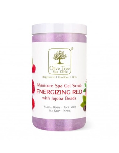 Peeling żelowy Olive Tree Spa Clinic Gel Scrub Energizing Red 800g