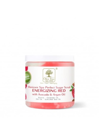 Peeling cukrowy Olive Tree Spa Clinic Perfect Sugar Scrub Energizing Red 450g
