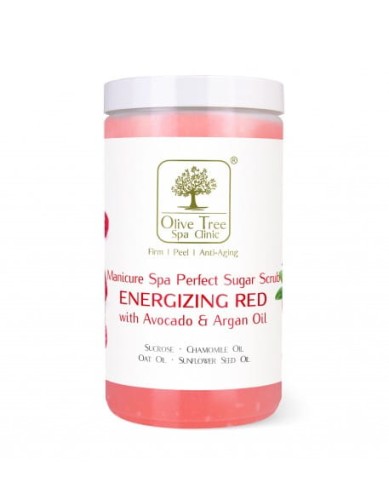 Peeling cukrowy Olive Tree Spa Clinic Perfect Sugar Scrub Energizing Red 1000g