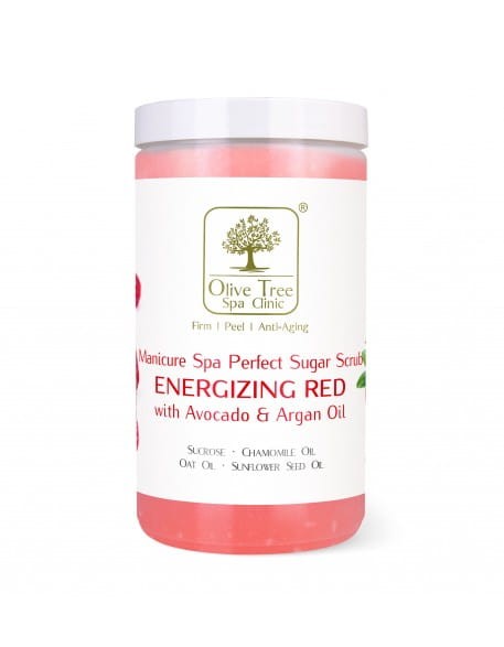 Peeling cukrowy Olive Tree Spa Clinic Perfect Sugar Scrub Energizing Red 1000g