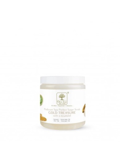 Peeling cukrowy Olive Tree Spa Clinic Perfect Sugar Scrub Gold Treasure 250g