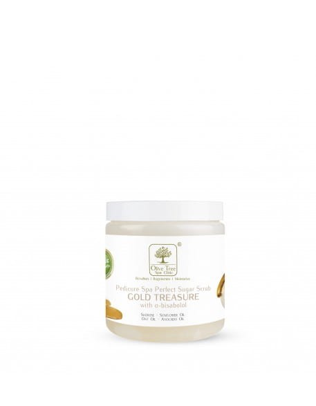 Peeling cukrowy Olive Tree Spa Clinic Perfect Sugar Scrub Gold Treasure 250g