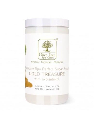 Peeling cukrowy Olive Tree Spa Clinic Perfect Sugar Scrub Gold Treasure 1000g