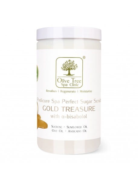 Peeling cukrowy Olive Tree Spa Clinic Perfect Sugar Scrub Gold Treasure 1000g