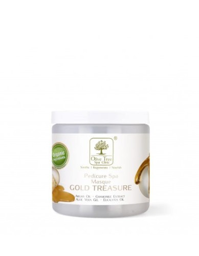 Maska z glinką kaolinową Olive Tree Spa Clinic Masque Gold Treasure 400g