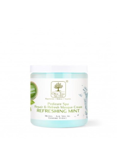 Maska Olive Tree Spa Clinic Repair &amp; Refresh Masque Cream Refreshing Mint - 400g