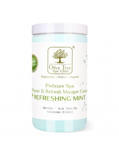 Maska Olive Tree Spa Clinic Repair &amp; Refresh Masque Cream Refreshing Mint - 800g