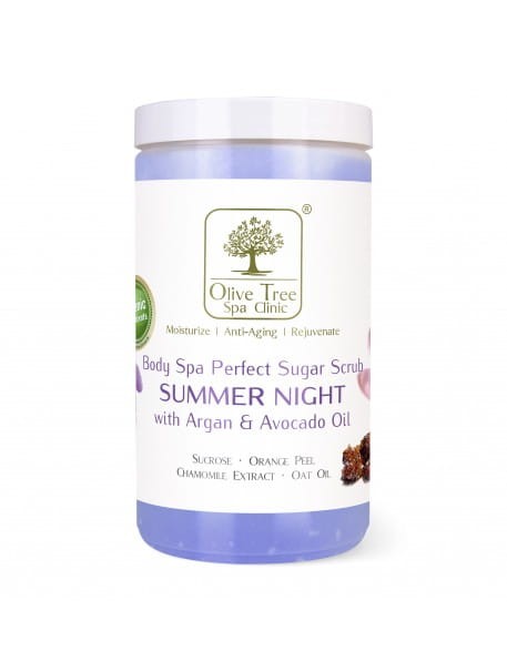 Peeling cukrowy Olive Tree Spa Clinic Body Spa Perfect Sugar Scrub Summer Night 1000g