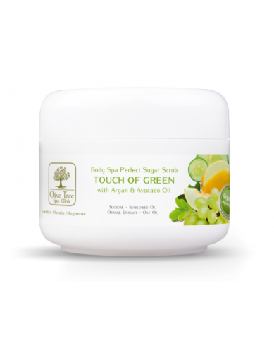 Peeling cukrowy Olive Tree Spa Clinic Body Spa Perfect Sugar Scrub Touch Of Green 30g