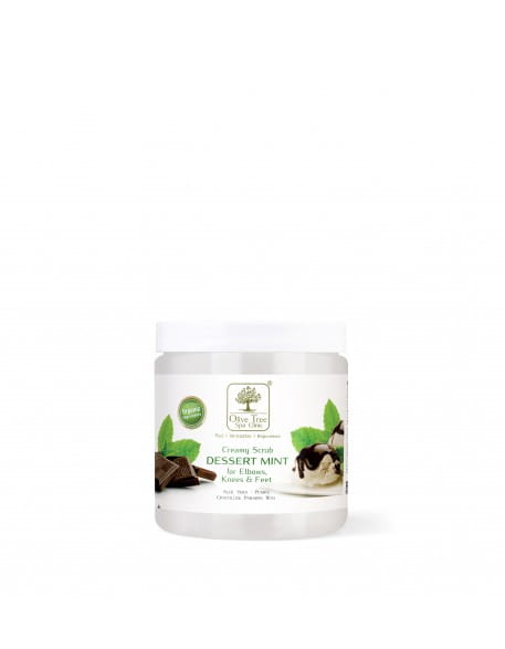 Kremowy Peeling Olive Tree Spa Clinic Creamy Scrub Dessert Mint for Elbows, Knees &amp; Feet  - 200g