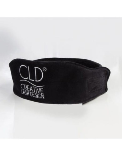 Opaska welurowa z logo CLD