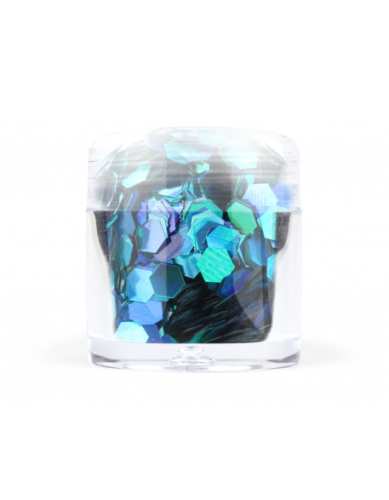 Brokat Rub Glitter In - Confetti Hexagon 2