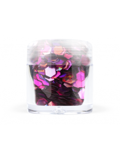 Brokat Rub Glitter In - Confetti Hexagon 3