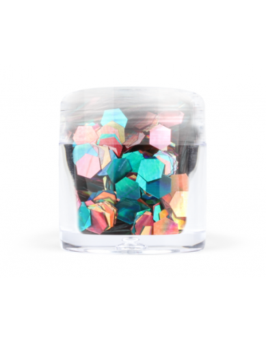 Brokat Rub Glitter In - Confetti Hexagon 4