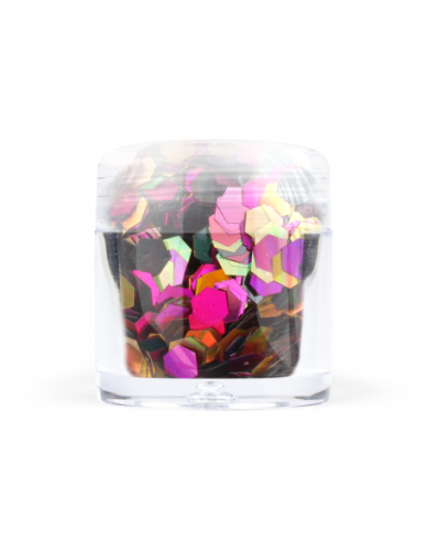 Brokat Rub Glitter In - Confetti Hexagon 5