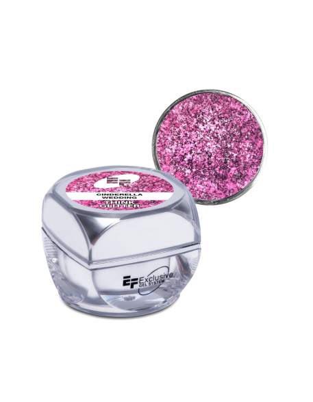Żel brokatowy EFexclusive Think Glitter UV/LED Gel 5g - Cinderella Wedding