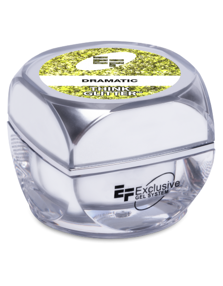 Żel brokatowy EFexclusive Think Glitter UV/LED Gel 5g - Dramatic
