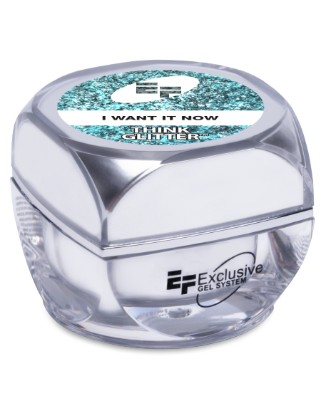Żel brokatowy EFexclusive Think Glitter UV/LED Gel 5g - I Want It Now