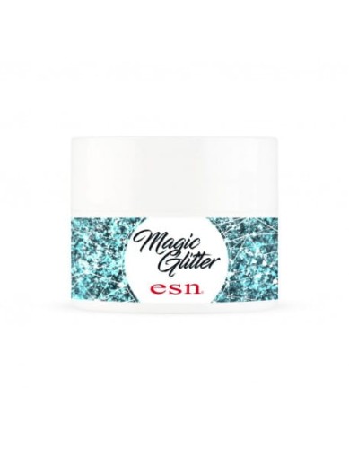 Żel brokatowy ESN Magic Glitter UV/LED Gel 5g - Teal Magic Dress
