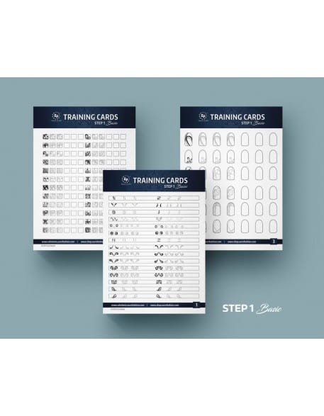 Karty do ćwiczeń Euro Fashion Training Cards - STEP 1 Basic