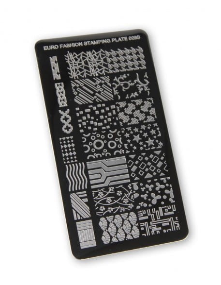 Płytka do stempli Euro Fashion Nail Art Stamping Plate - 026S