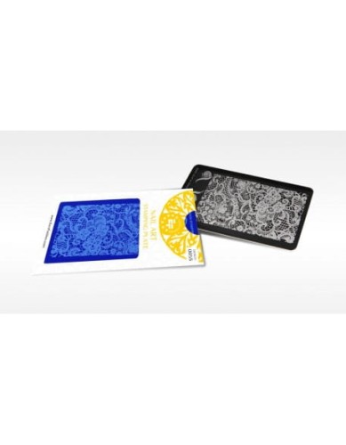 Płytka do stempli Euro Fashion Nail Art Stamping Plate - 005S