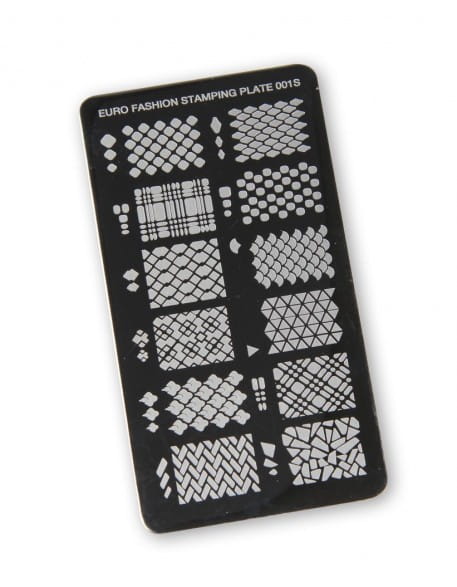 Płytka do stempli Euro Fashion Nail Art Stamping Plate - 001S