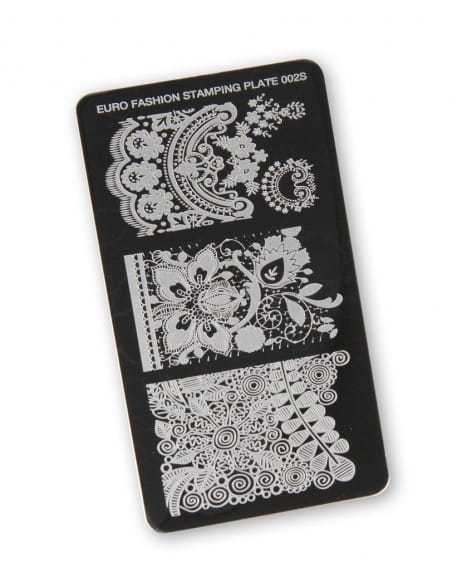 Płytka do stempli Euro Fashion Nail Art Stamping Plate - 002S