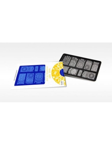Płytka do stempli Euro Fashion Nail Art Stamping Plate - 003S
