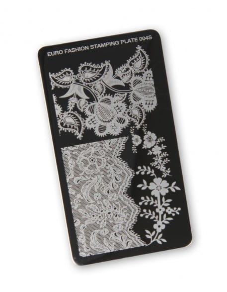 Płytka do stempli Euro Fashion Nail Art Stamping Plate - 004S
