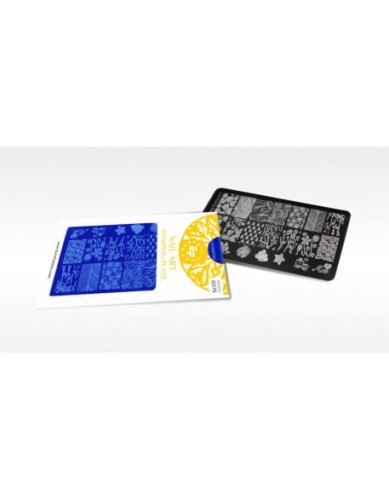 Płytka do stempli Euro Fashion Nail Art Stamping Plate - 027S