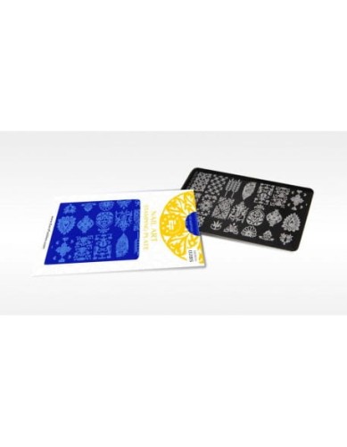 Płytka do stempli Euro Fashion Nail Art Stamping Plate - 028S