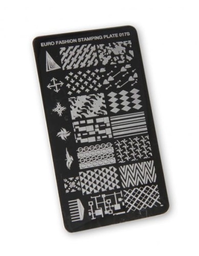 Płytka do stempli Euro Fashion Nail Art Stamping Plate - 017S